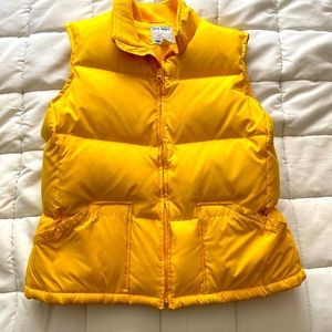 Large Women’s Yellow puffy vest